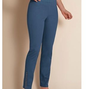 Soft Surroundings Midnight Teal Metro Leggings